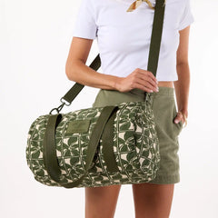 Lattice Keep It Light Sporty Duffle in Olive