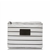Mid Pouch | Pinstripe - Black on White