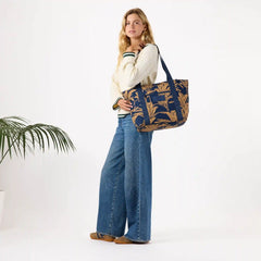 Ti Leaf Keep It Light Zipper Tote in Tan on Neptune