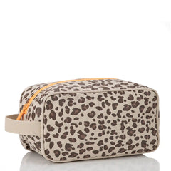 Leopard Cub Dopp Kit in Coconut