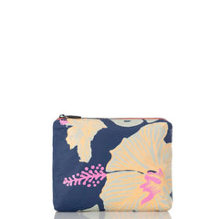 Papeʻete Small Pouch in Neon Moon on Navy