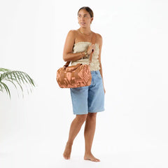 Century Harding Keep It Light Stubby Duffle in Tropical on Toffee