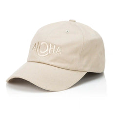 Original ALOHA Dad Hat in Sandstone