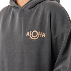 ALOHA Hoodie | Original ALOHA - Toffee on Black / SM