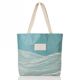 Sea Reversible Tote in Tide on Sandstone | Sea