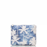 Small Indigo Coco Palms Pouch