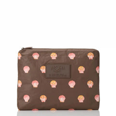 Sunny Dots Mid Pouch in Coconut