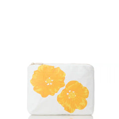 Pua Ilima Small Pouch in Golden