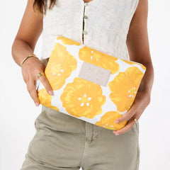 Pua Ilima Mid Pouch in Golden