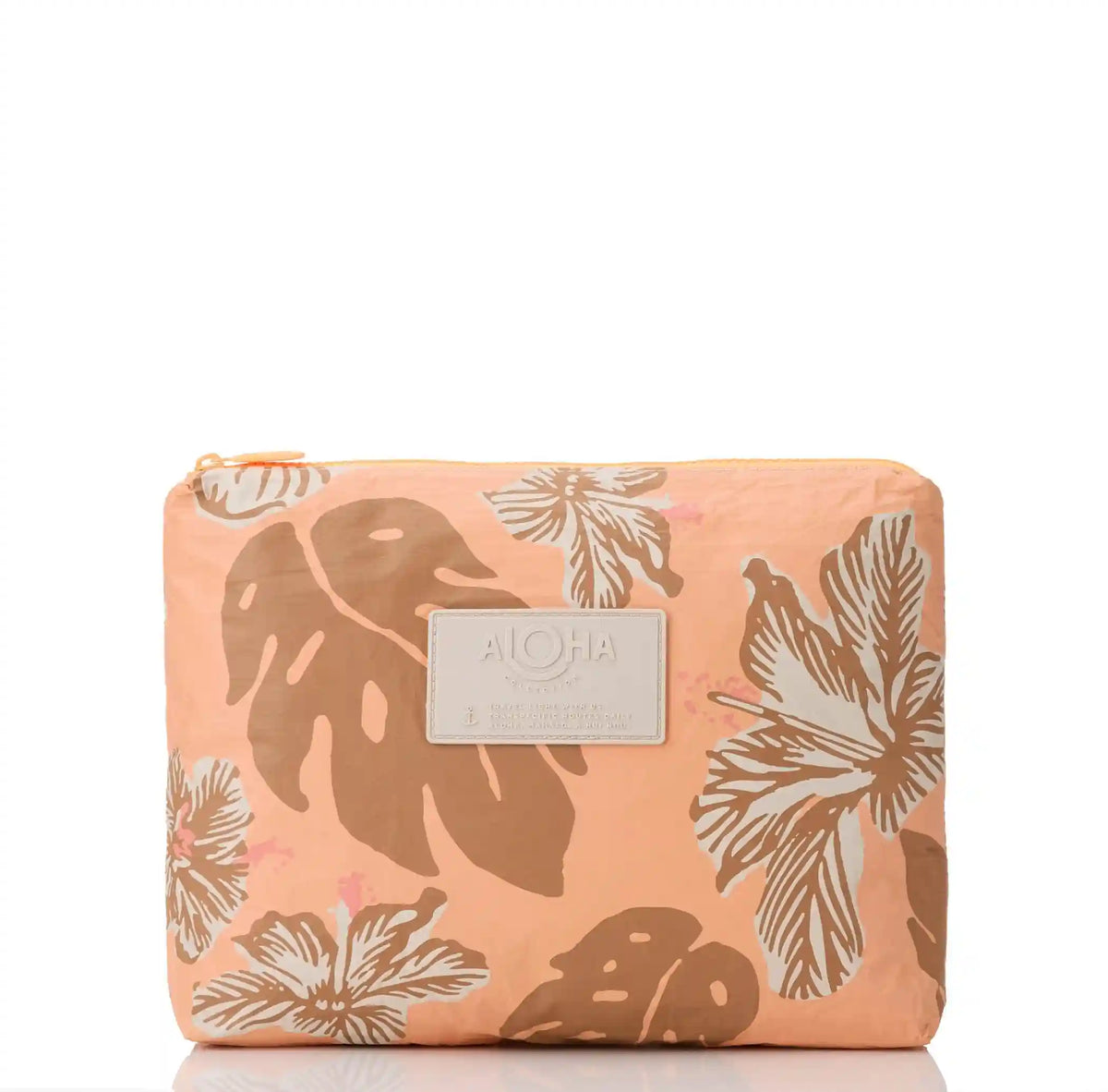 Pape'ete Mid Pouch in Toffee on Sandstone