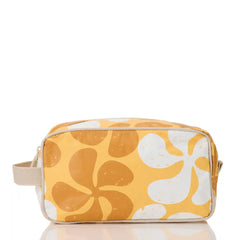 Funky Plumeria Dopp Kit in Honey
