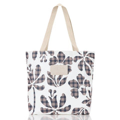Palaka Fleur Reversible Tote in Neptune