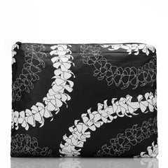 Puakenikeni MAX Pouch in White on Black