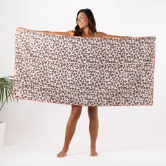 Leopard Cub Quick Dry Towel in Desert