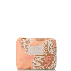 Pape'ete Small Pouch in Toffee on Sandstone