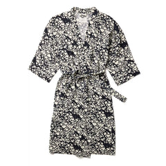 Staycation Robe | Textile Cone - White on Black