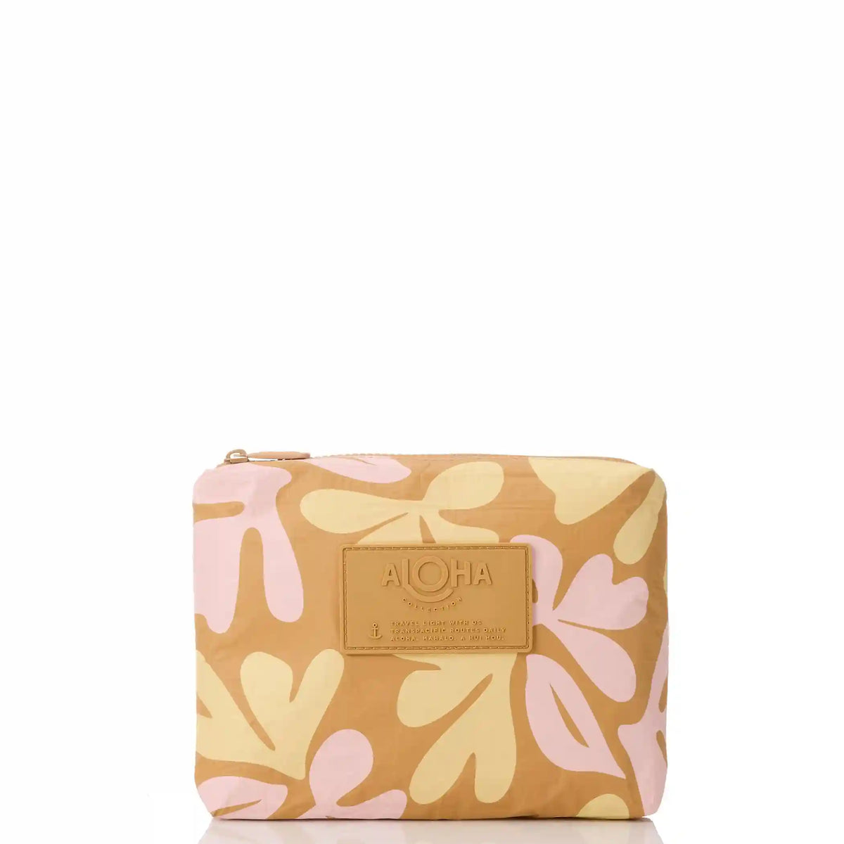 Swoosh Small Pouch in Hey Girl on Tan