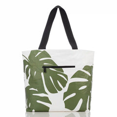 Shop Monstera Day Tripper Tote in Seaweed