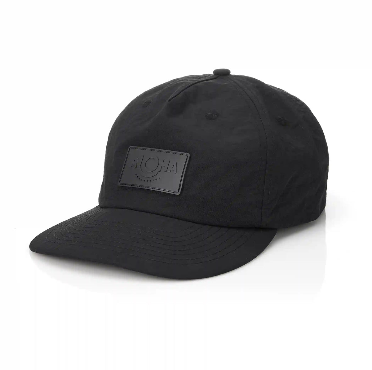 ALOHA 5 Panel Hat in Black