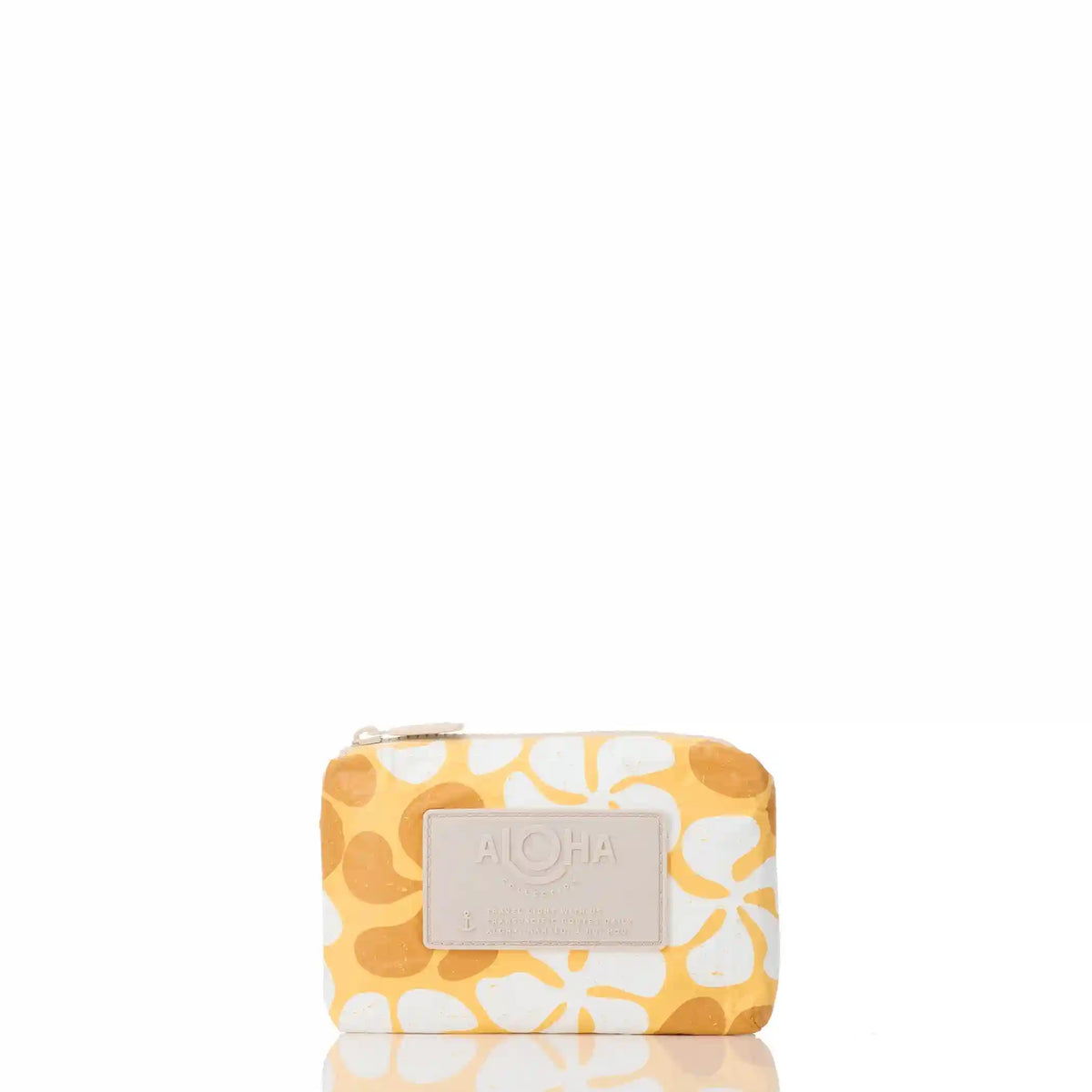 Funky Plumeria Mini Pouch in Honey