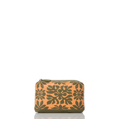 Kaʻulu Mini Pouch in Papaya on Olive