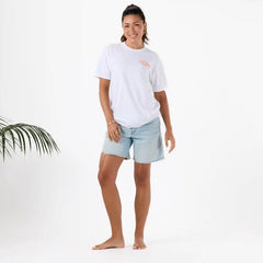 ALOHA Hana Hou Short Sleeve in White