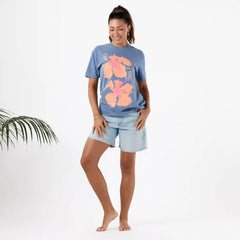 Taha'a Short Sleeve in Denim
