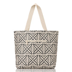 Pasifika Day Tripper in Black on Sandstone