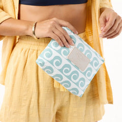 Party Wave Small Pouch in Low Tide
