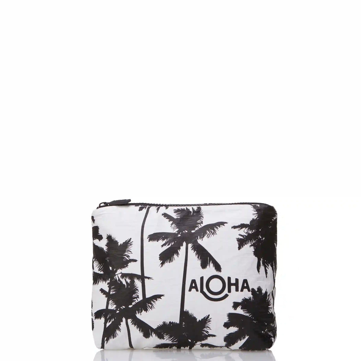 Small Coco Palms Pouch in Black
