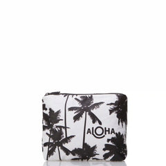 Small Coco Palms Pouch in Black